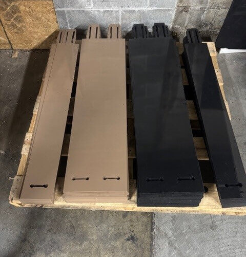 CNC machine-cut panels