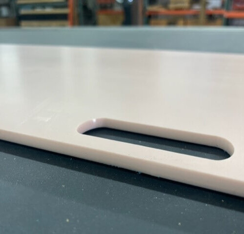 CNC machine-cut cutting board