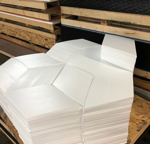 CNC machine-cut panels